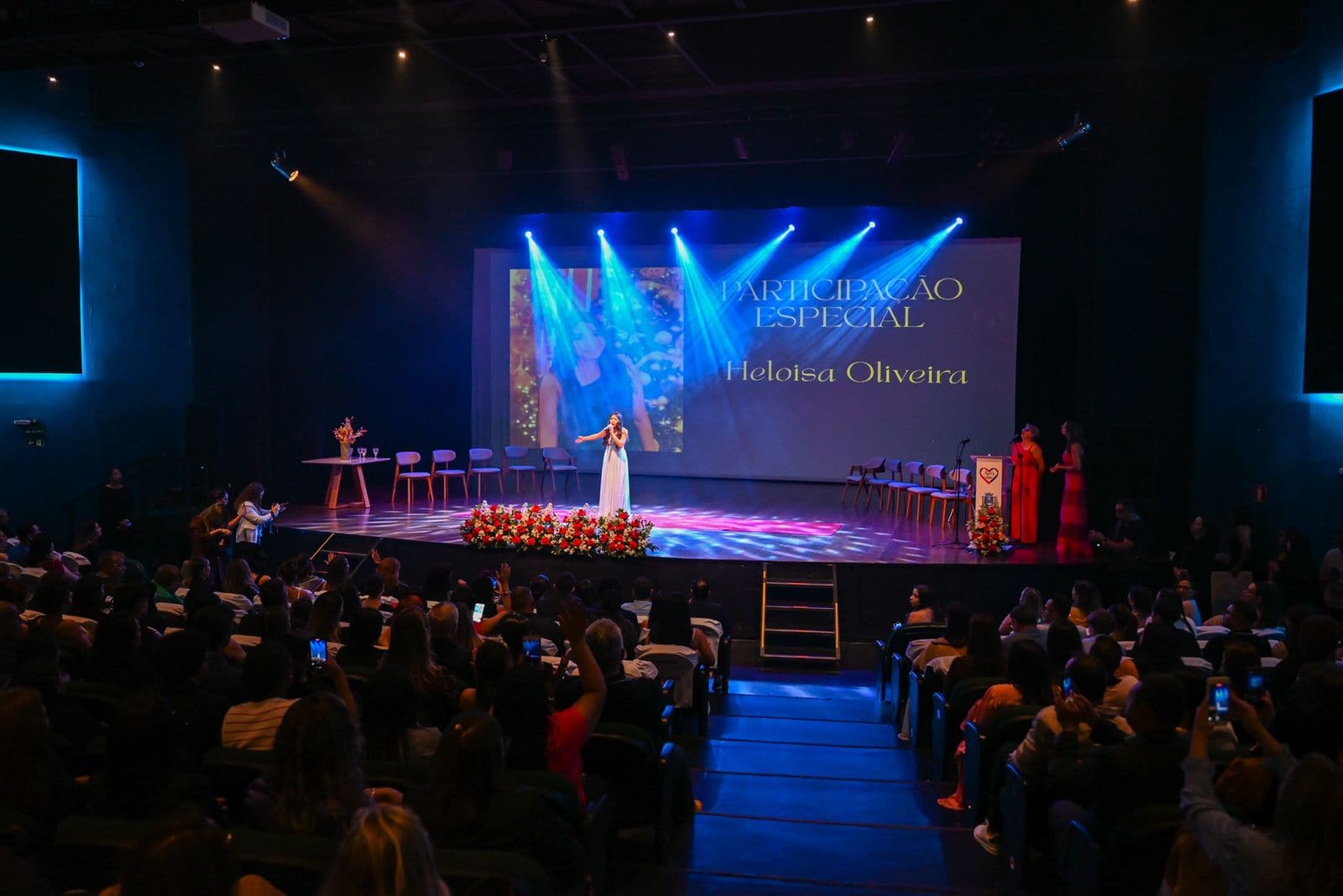 Apresentação musical durante a cerimônia